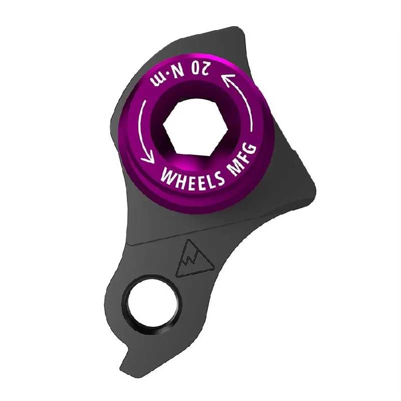 Wheels Manufacturing Universal Derailleur Hanger - 404-7 For Frames designed to accept SRAM UDH BLK/Purple