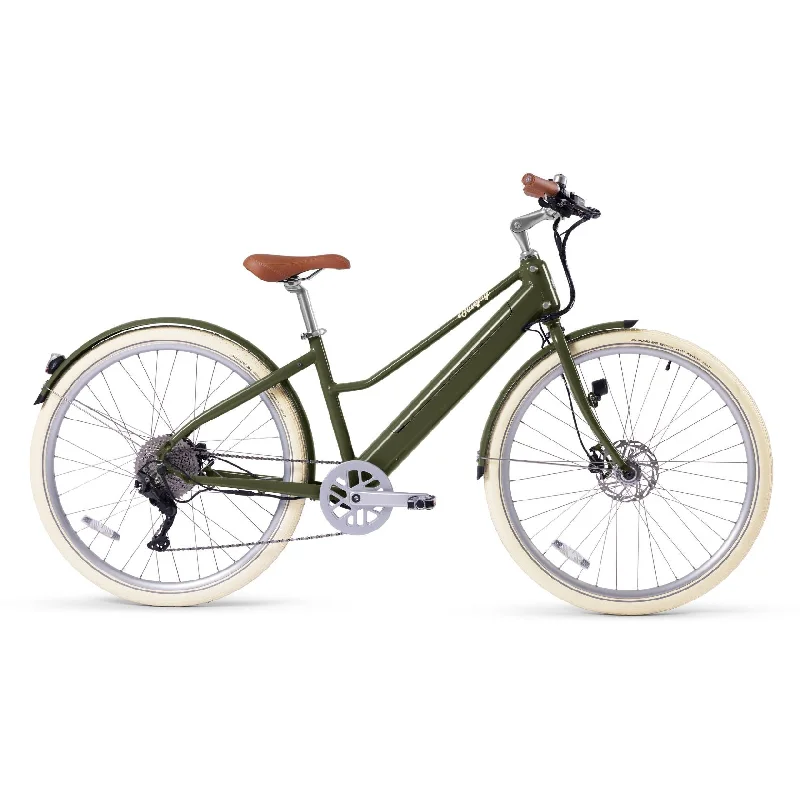 NEW! Bluejay Premiere Lite - Olive Green Electric Bike