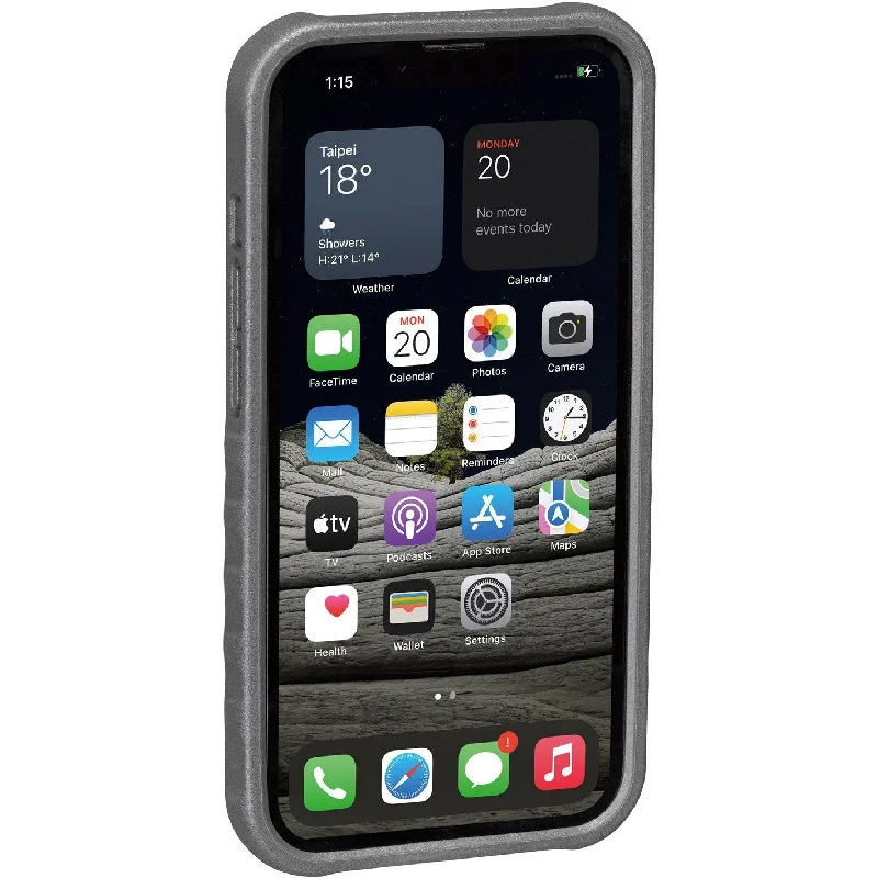 Custodia Topeak RideCase per iPhone 13 Pro nera/grigia