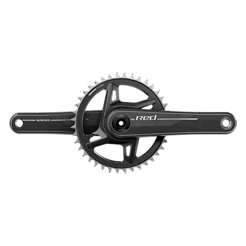 SRAM RED 1x XPLR Wide Crankset - 172.5mm 13-Speed 42t 8-Bolt Direct Mount DUB Spindle Natural Carbon E1