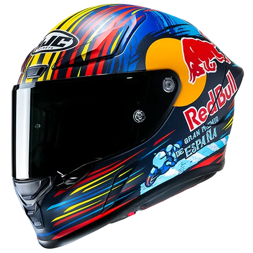 HJC RPHA 1 JEREZ RED BULL HELMET - MC1SF