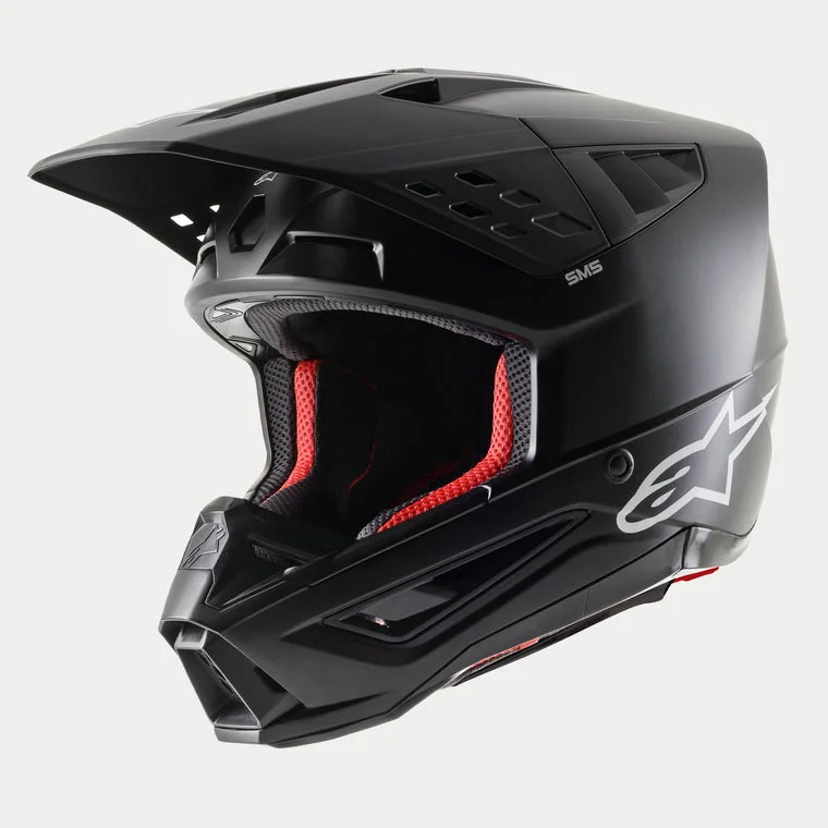 ALPINESTARS 2025 SUPERTECH M5 SOLID HELMET - BLACK MATTE