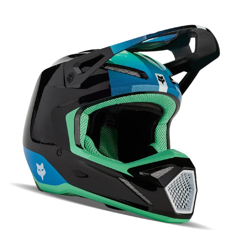 FOX 2024 V1 BALLAST HELMET - BLACK/BLUE