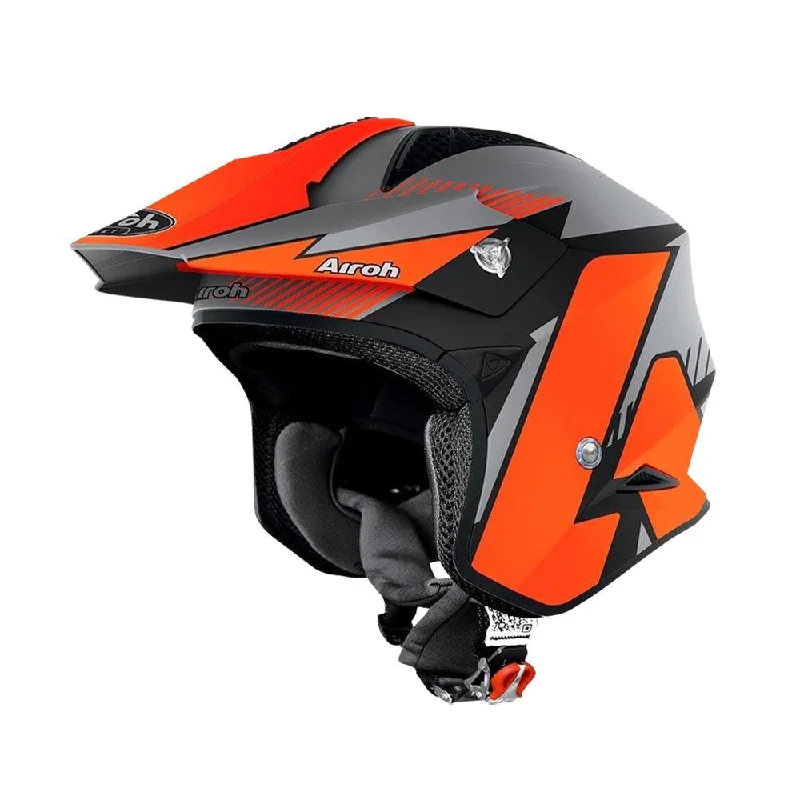 AIROH TRR-S HELMET - PURE ORANGE MATT