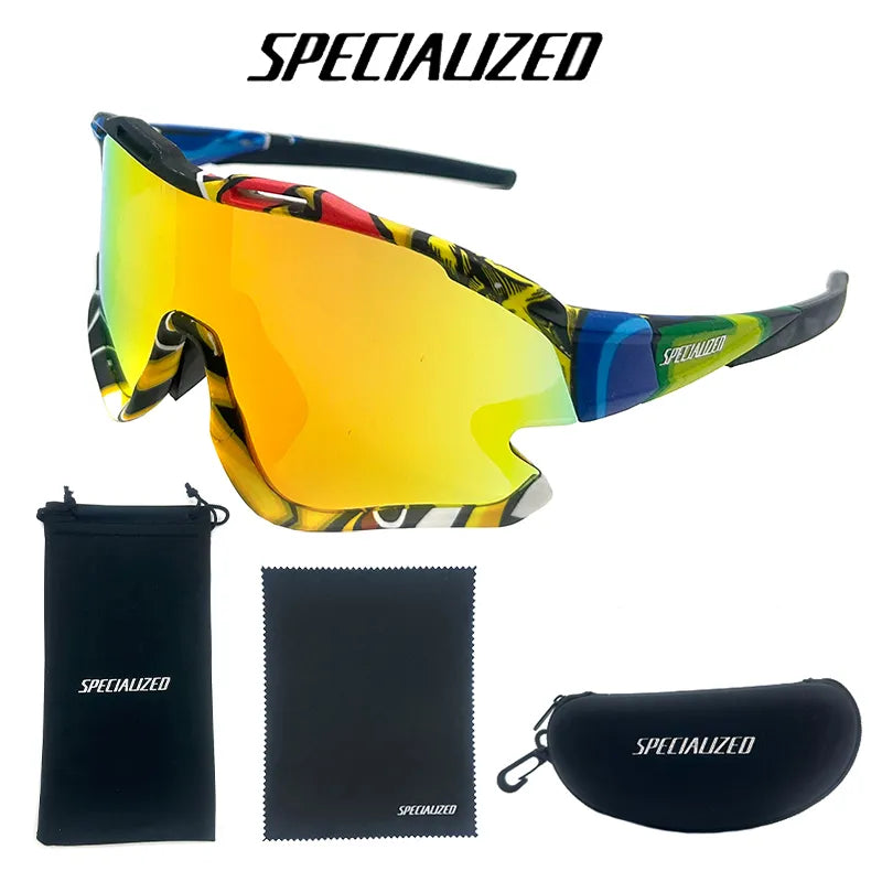 SPECIAUZED Mirror MTB Cycling Sunglasses Sport Eyewear Men Women Youth UV400 Lens Glasses Bicycle Goggles Running Hiking Ski