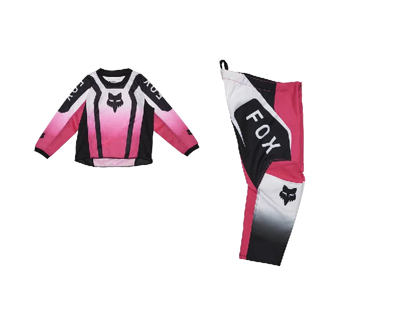 FOX 2025 KID GIRLS 180 LEAN GEAR SET - BLACK/PINK