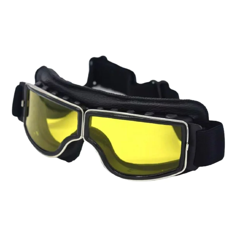 Black with Yellow Lenses