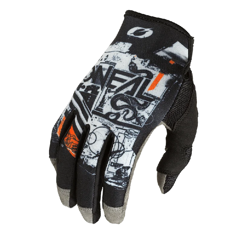 ONEAL MAYHEM SCARZ 2022 GLOVES - BLACK/GREY/ORANGE