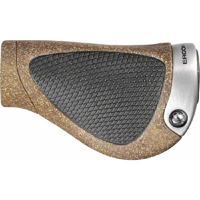 GP1 BioKork Grips - Lock-On Twistshift Large Black/Tan