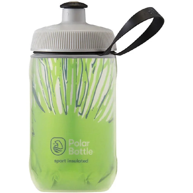 Kids Insulated Firework Bike Water Bottle - 12oz, Cyber Lime