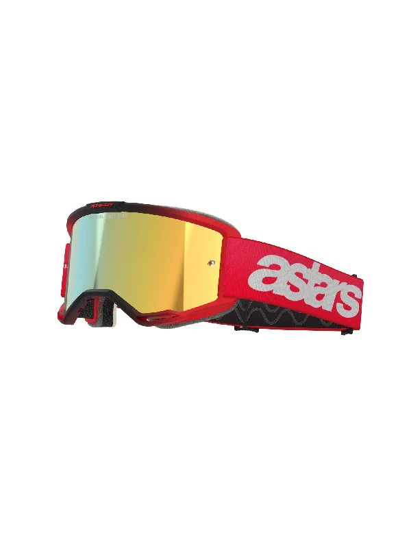 ALPINESTARS VISION 5 BLAZE GOGGLES - RED MIRROR GOLD