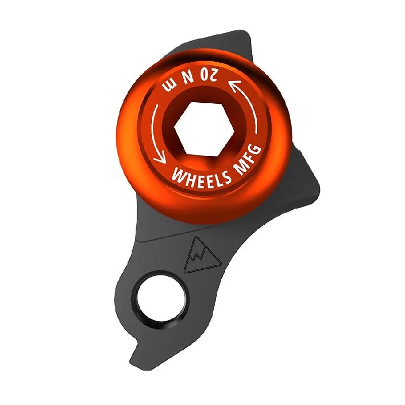 Wheels Manufacturing Universal Derailleur Hanger - 487-3 For Trek ABP MTB Frames designed to accept SRAM UDH BLK/Orange