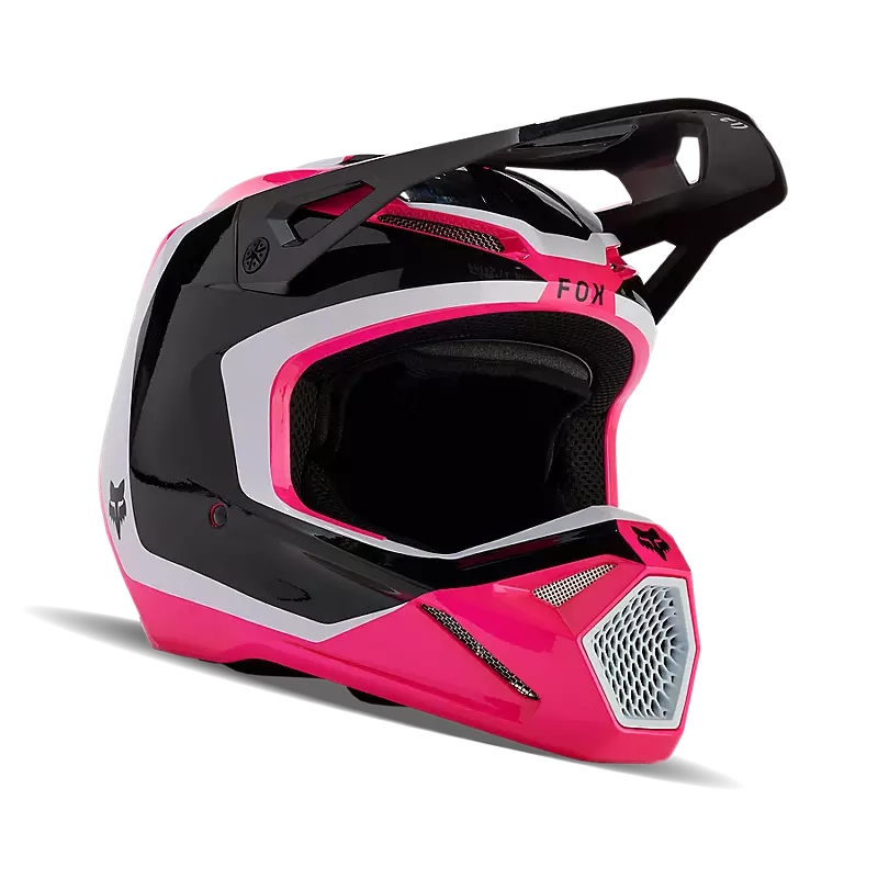 FOX 2024 YOUTH V1 NITRO HELMET - BLACK/PINK