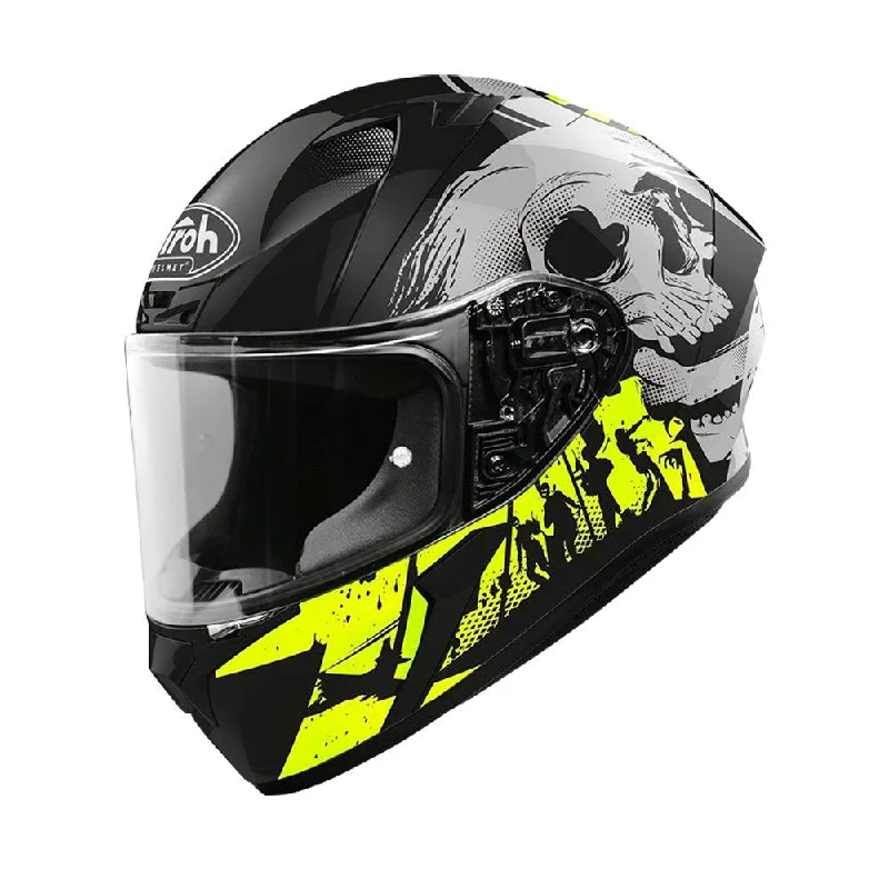 AIROH VALOR HELMET - 'AKUNA' YELLOW GLOSS