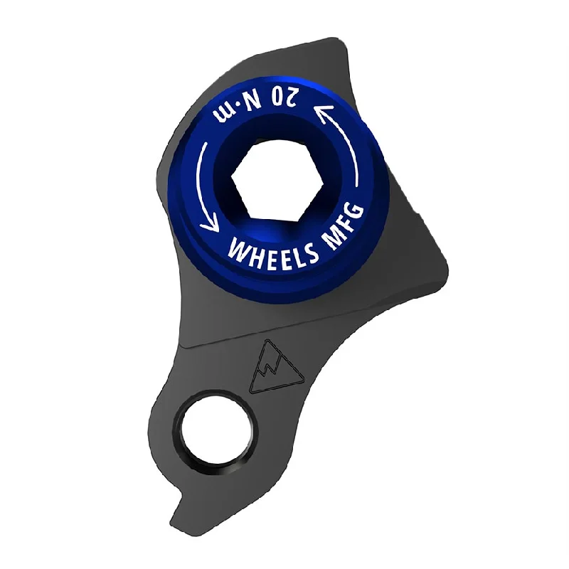 Wheels Manufacturing Universal Derailleur Hanger - 404-6 For Frames designed to accept SRAM UDH BLK/Blue