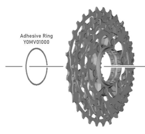 Shimano Adhesive Ring for 12 Speed Cassettes